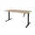 Slinger Bureau Zit-sta Zwart Poot 160x80cm Blad Honey Castello