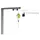 opzetframe,v. montagetafel,ESD,B 1500mm,m. 1rail,elektrisch geleidend