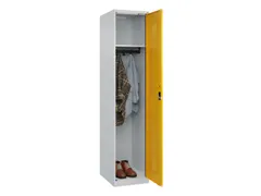 locker,HxBxD 1850x400x500mm,1vak,vak B 400mm,cil.-slot,staand op vloer