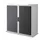 Roldeurkast HxBxD 1040x1100x415mm 2 Oh Romp Wit Front Antraciet