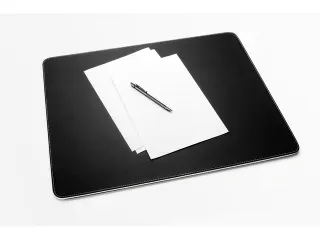 Bureauonderlegger Kunstleer 60x45 zwart - 6