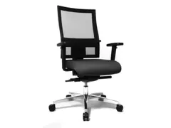 Bureaustoel Zwart Sitness 60 Zwart Antraciet Netrug