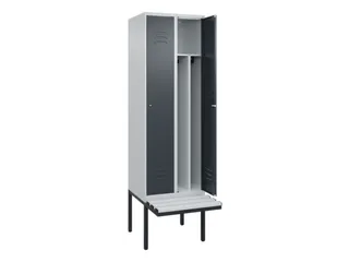 locker voor scheiding van kleding,HxBxD 2120x600x815mm,2vak - 2