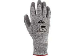 Handschoen ActiveGear snijbestendig grijs HPPE maat 8 / maat M - 1