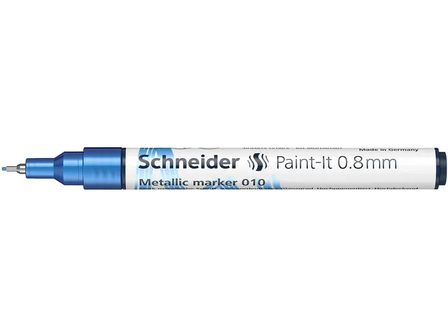 Metallic marker Schneider Paint-It 010 0.8mm blauw metallic