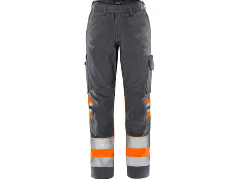 Fristads 2652 broek voor P/COT, fluo oranje/grijs, maat 42, per stuk