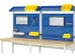 opbouwelement,v. werkbank,HxBxD 1130x2500x350mm,draagverm. 100kg,staal