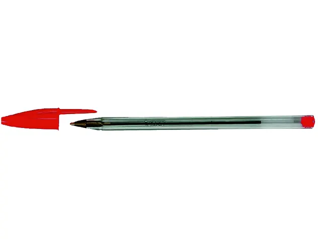 Balpen Bic Cristal medium rood