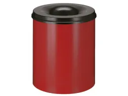 Afvalbak Vlamdovend 80 Liter Rood