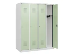 schoollocker,HxBxD 1530x1200x500mm,4vak,vak B 300mm,cil.-slot