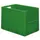 Euronorm Stapelkrat Groen 420x600x400mm 80l Gesloten Grijpopening