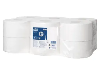 Toiletpapier Tork 1-laags Wit Advanced 110163 T2 Jumbo - 2