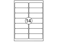 Etiket Quantore 99.1x38.1mm Wit 210 stuks