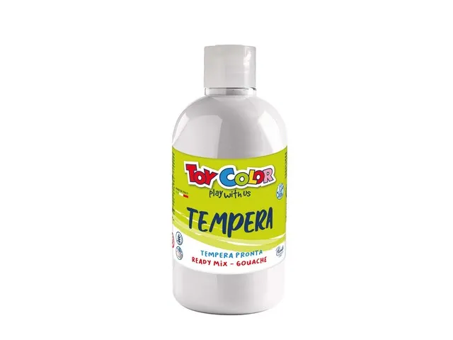 ToyColor plakkaatverf fles 500ml wit