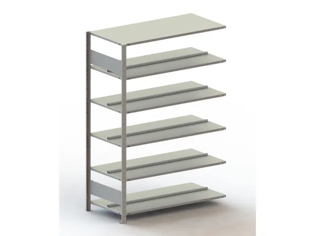 Inhaakstelling Aanbouwveld Verzinkt 1850x1256x636mm 6legborden 100kg