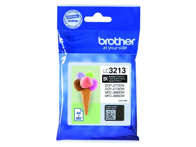 Inktcartridge Brother LC-3213 zwart HC