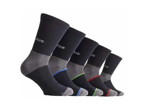 Jalas 8205 Coolmax sokken, zwart/grijs, maat 44-45, per paar