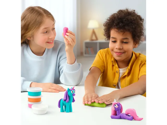 Pâte à modeler Hey Clay Licorne set 15 pièces