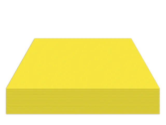 Fotokarton Kangaro 50x70cm 300gr bananengeel pak 25 vel