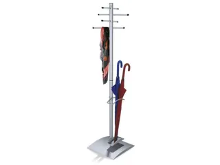 Designkapstok L/bxh 570X 1700Mm Parapluhouder Afdruipbakje Ral 9006 - 3