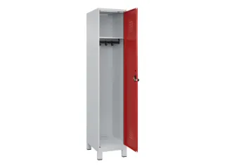 locker,HxBxD 1950x400x500mm,1vak,vak B 400mm,draaigrendel,voeten - 3
