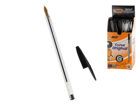 Balpen Bic Cristal medium zwart