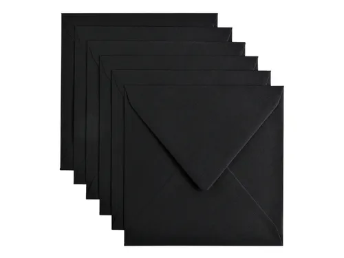 Envelop Papicolor 140x140mm Ravenzwart Gegomd