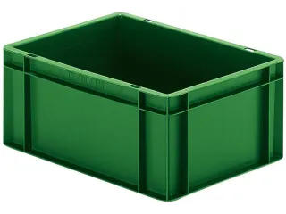 Euronorm-stapelbak 15l 175x400x300mm Wanden/bodem Gesloten Groen - 1