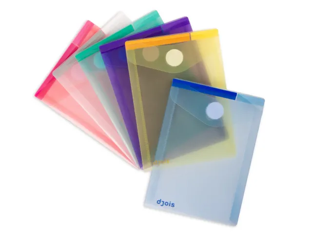 Enveloptas Djois Color Collection A6 verticaal assorti