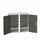 universele kast,HxBxD 1000x1050x550mm,2xStalen bodem,8lade(n)