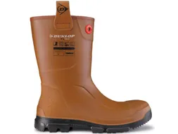 Dunlop Purofort RigPro S5 veiligheidslaarzen, gevoerd, SRC, bruin, mt