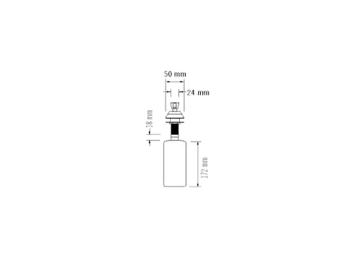 Inbouw Zeeppomp Hoogglans, Dj0121c