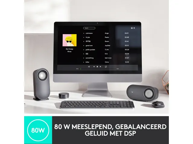 Logitech Z407 Bluetooth computerspeakers met subwoofer Draadloos