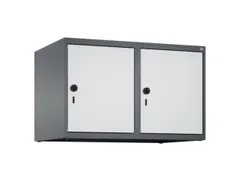 opzetkast,v. locker,2vak.,vak B 400mm,HxBxD 500x800x500mm,vleugeldeur