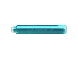 Inktpatronen Schneider pastel Bermuda Blauw doos 6st. - 3
