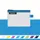 WOW Reisetui, S, A6, blauw