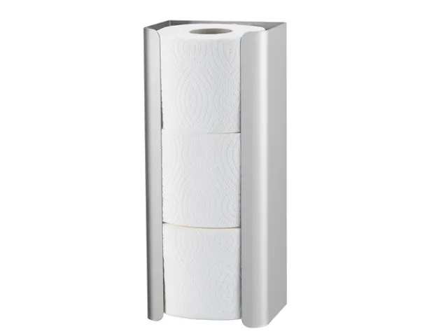 Toiletpapier Houder Trio Rvs 3 rollen