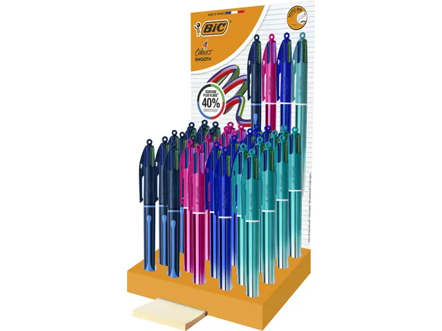 Smooth Drop/Gradiant 4-kleurenbalpen 36 stuks
