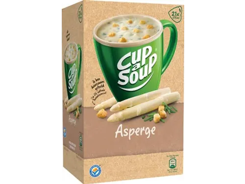 Cup-a-Soup asperge met kaas croutons, pak van 21 zakjes