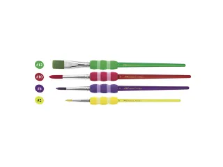 Penselenset Faber Castell Plastic Etui 4 Stuks - 6