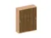 Schuifdeurkast 1540x1200x430mm Romp Beuken Decor Front Noten