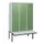 Dubbeldekse dekenkist,HxBxD 1950x1200x815mm,3x2vak.,vak B 400mm