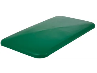 Deksel Voor Verrijdbare Rechthoekige Bak 450 Liter Groen - 1