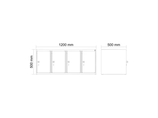 armoire superposable,p. Armoire vestiaire,4compart.
