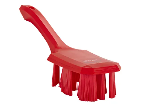 UST 4179-4 afwasborstel, rood harde vezels, korte steel, 70x260mm