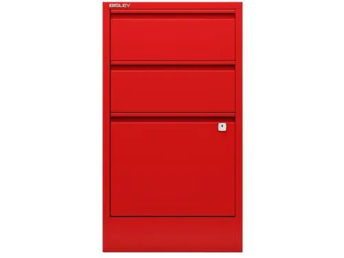 hangmappenkast HxBxD 672x413x400mm 2laden 1hangmappenframe rood
