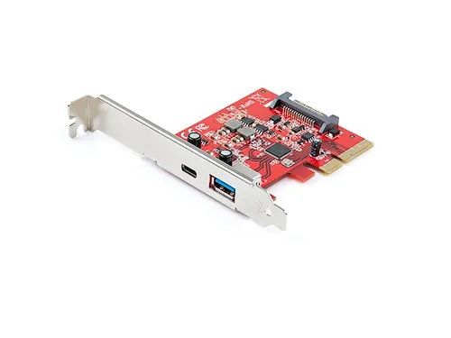 2-Poorts 10Gbps USB-A & USB-C PCIe Adapter Kaart USB 3.1 (10Gbps)