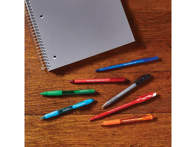 Balpen Paper Mate Flexgrip Ultra medium assorti blister 3+1 gratis