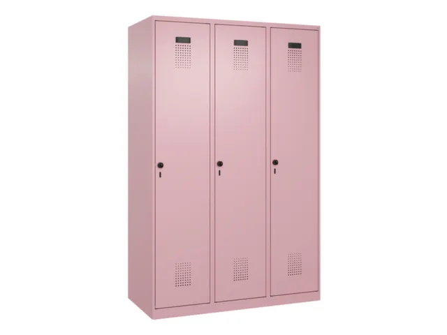 locker voor scheiding van kleding,HxBxD 1850x1200x500mm,3vak