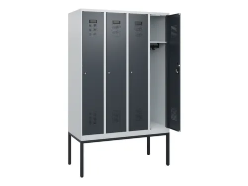 schoollocker,HxBxD 1950x1200x500mm,4vak,vak B 300mm,cil.-slot